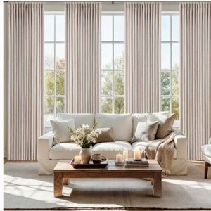 Bundle,2 sets =4)  Wamsutta Vintage manteux pinch pleat. 84 in window panel